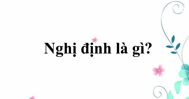 Thông tư là gì? Nghị định là gì? Nghị quyết là gì? Những điều cần biết về những thuật ngữ này Nghị định là gì?
