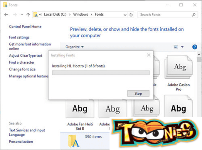 Tải Font Chữ Tiểu Học Luyện Viết Chữ Đẹp Mở Start menu, sau đó gõ từ khóa " fonts " để mở thư mục chứa Fonts của hệ thống hoặc bạn có thể truy cập theo đường dẫn C:\Windows\Fonts.