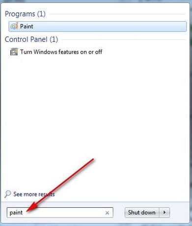 Font Thư Pháp ❤️ Tạo Chữ Ông Đồ Trên Máy Tính Mở ứng dụng Paint có sẵn trên Windows