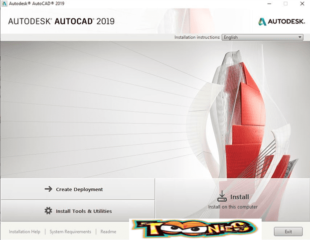 Hướng Dẫn Download Autocad 2019 Full Crack-Link không lỗi nhấn chọn install để cài đặt autocad 2019