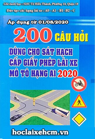 ĐỀ THI THỬ BẰNG LÁI XE A2 200 CÂU HỎI MỚI NHẤT 2021 phan mem thi bang lai xe may a1 online